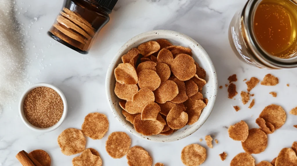 Homemade cinnamon chips