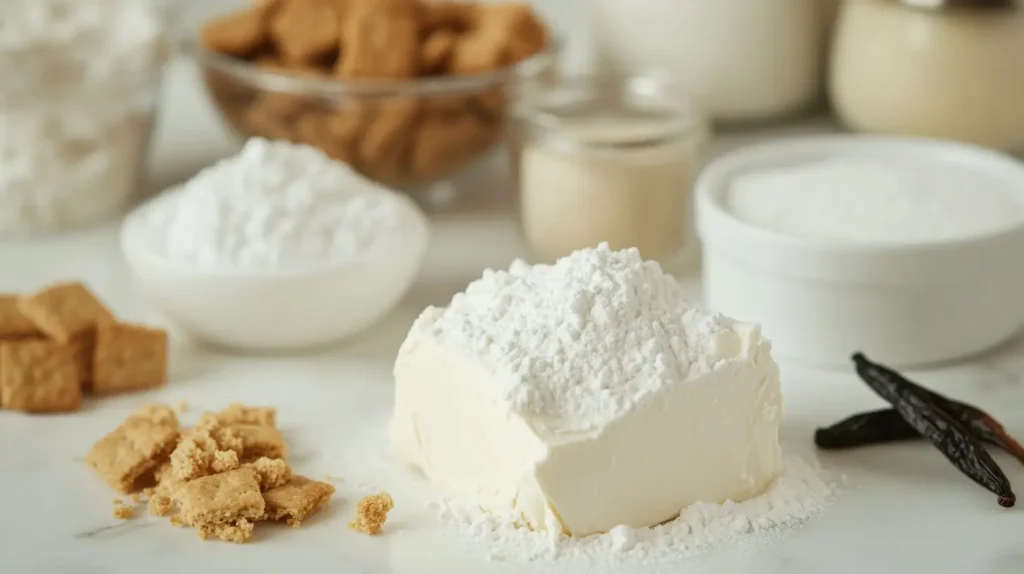 ingredients of cheesecake balls