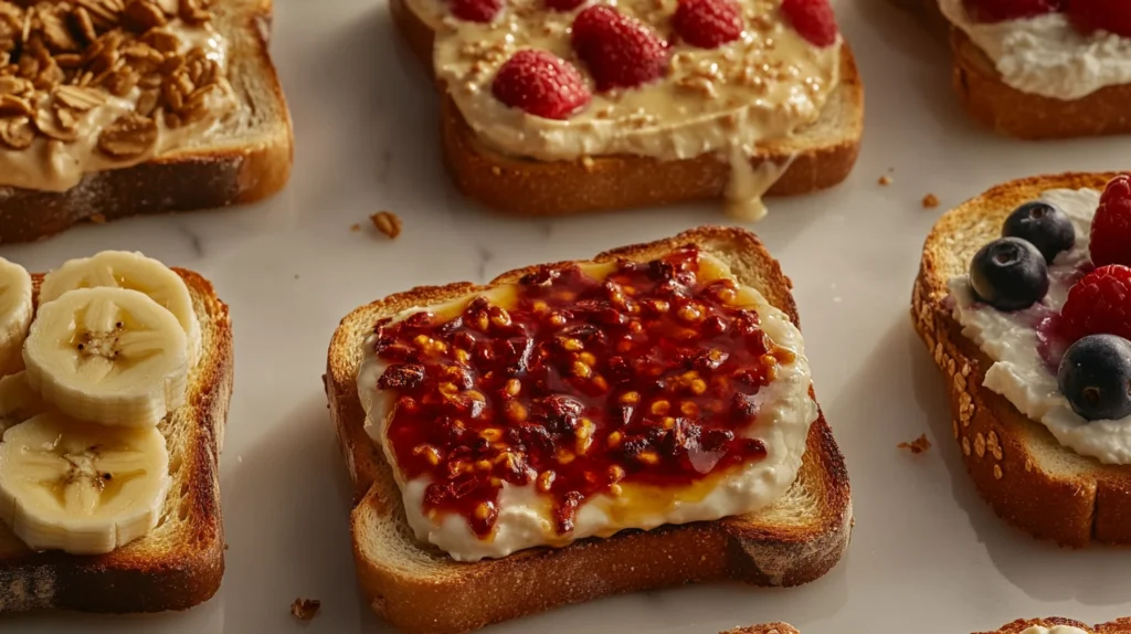 Various toast creations